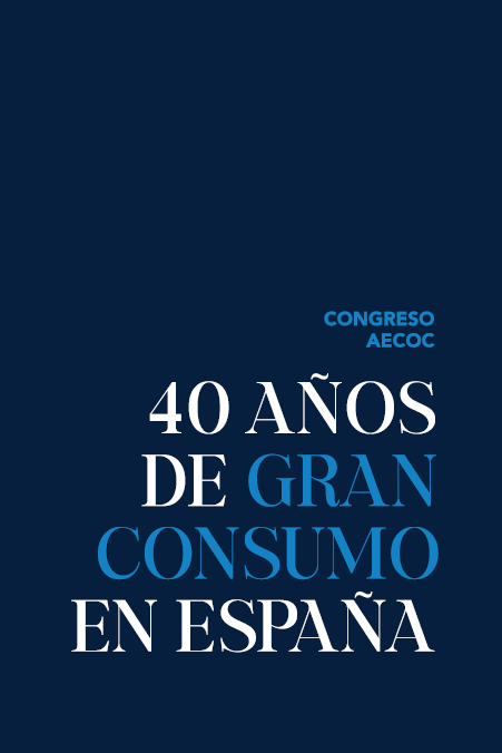 Portada libro congreso AECOC Gran Consumo - 40 años de Gran Consumo en España